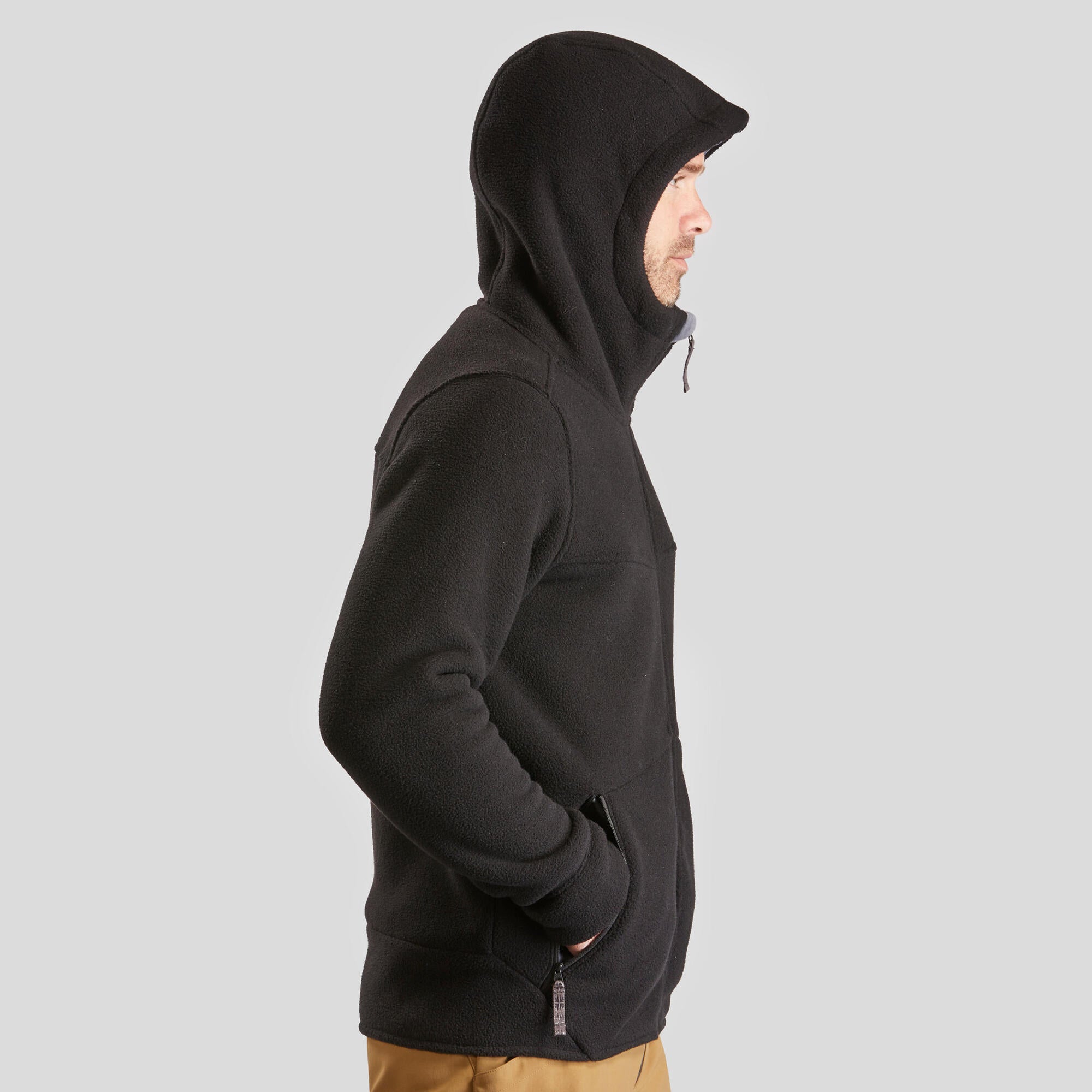 Quechua Men's NH500 Warm Hiking Fleece Jacket - Image 3
