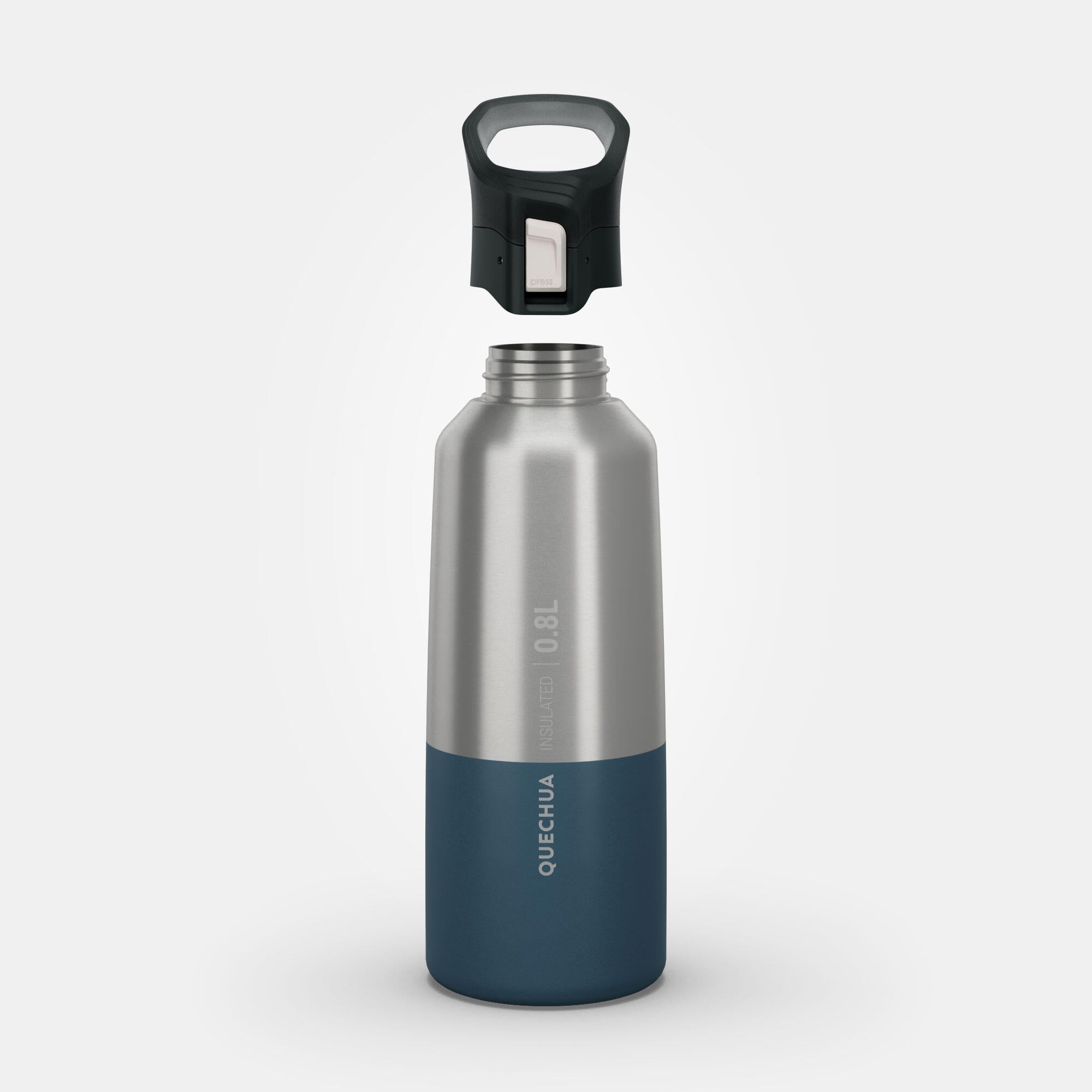 Quechua MH900 Double-Wall Insulated 800 ml Water Bottle - Image 2