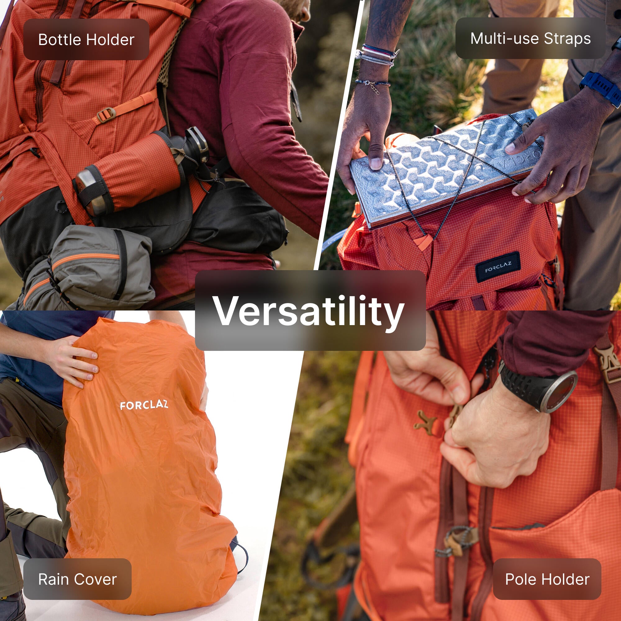 Simond Men's MT500 Air 60 + 10 L Backpacking Pack - Image 8