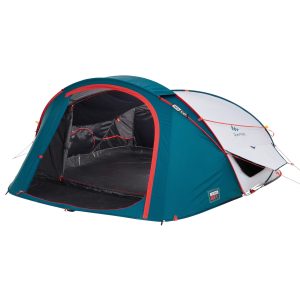Quechua 2 Second XL Fresh & Black Waterproof Pop Up Camping Tent 3 Person