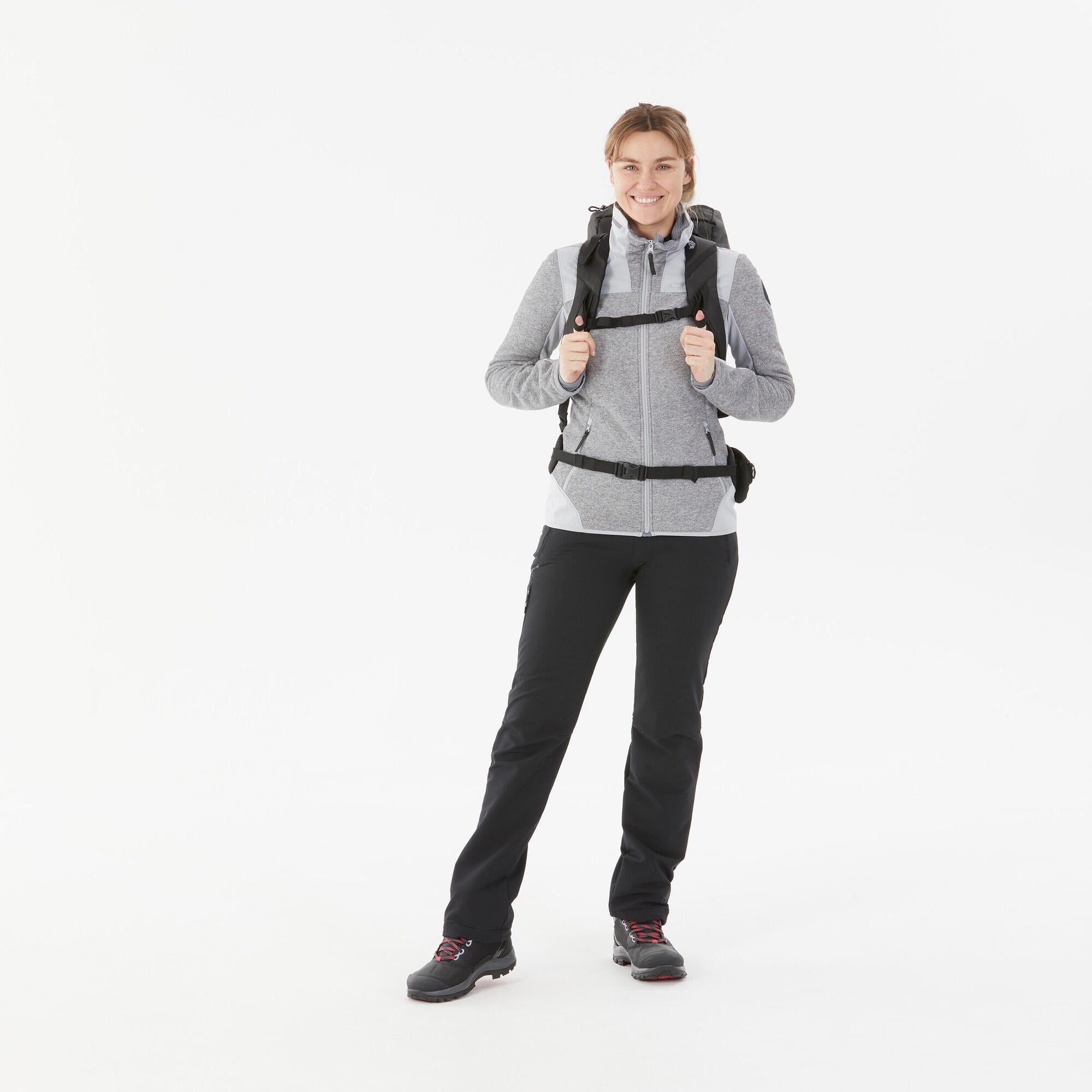 Quechua Women's NH500 Water-Repellent Snow Hiking Pants - Image 2