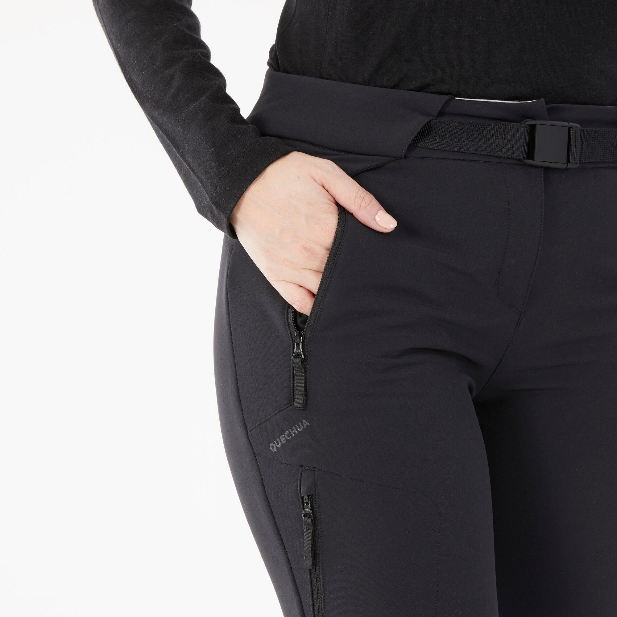 Quechua Women's NH500 Water-Repellent Snow Hiking Pants - Image 6