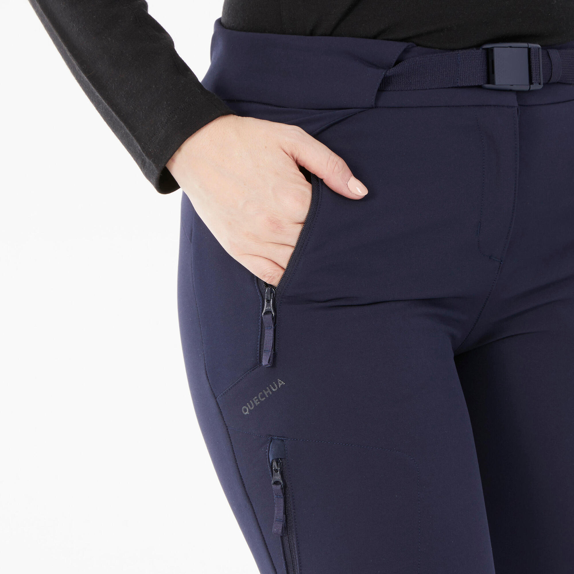 Quechua Women's NH500 Water-Repellent Snow Hiking Pants - Image 13