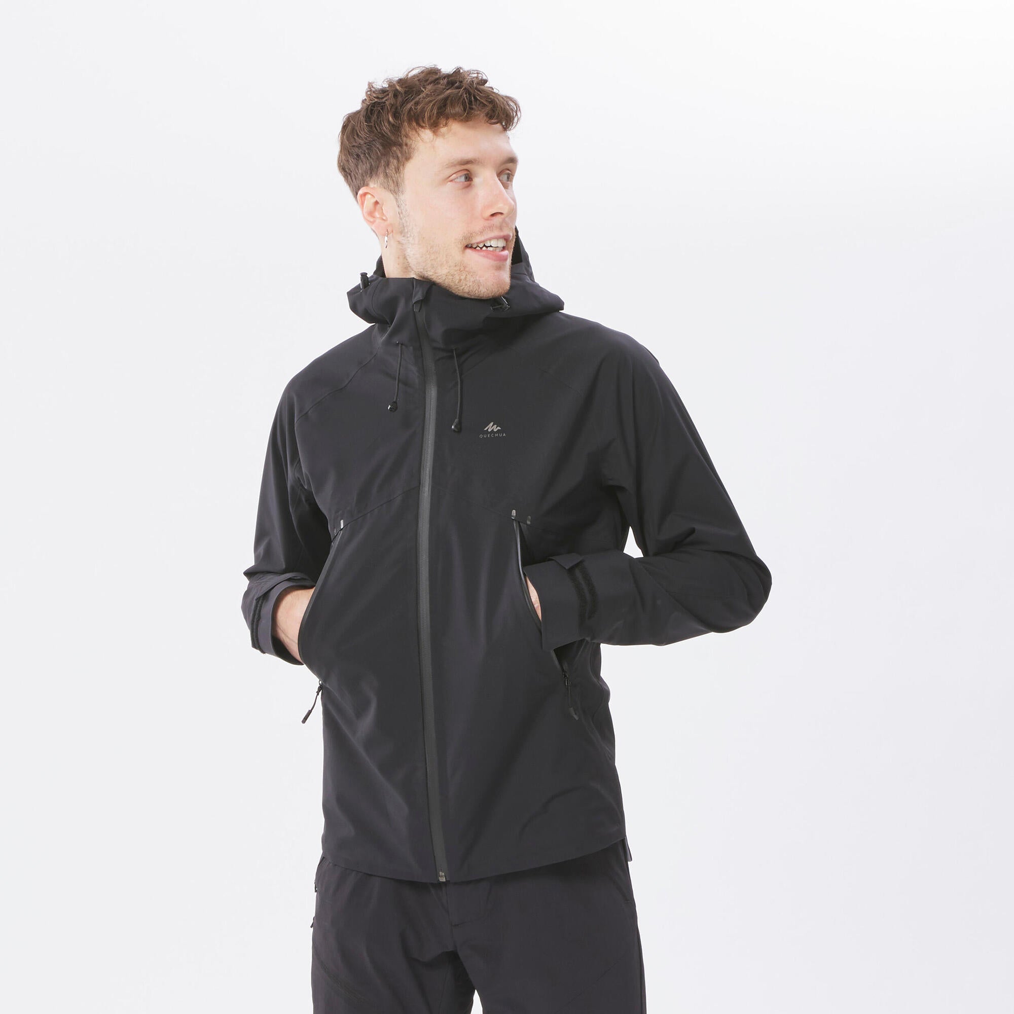 Quechua Men's MH500 Hiking Lightweight Waterproof Jacket - Image 20