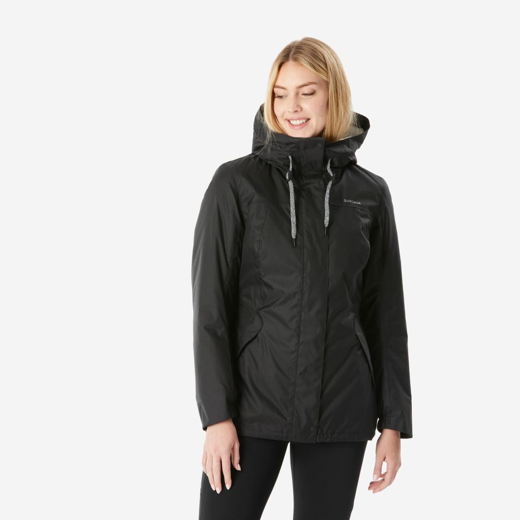 Quechua Women's hiking waterproof winter jacket - SH500 14??F