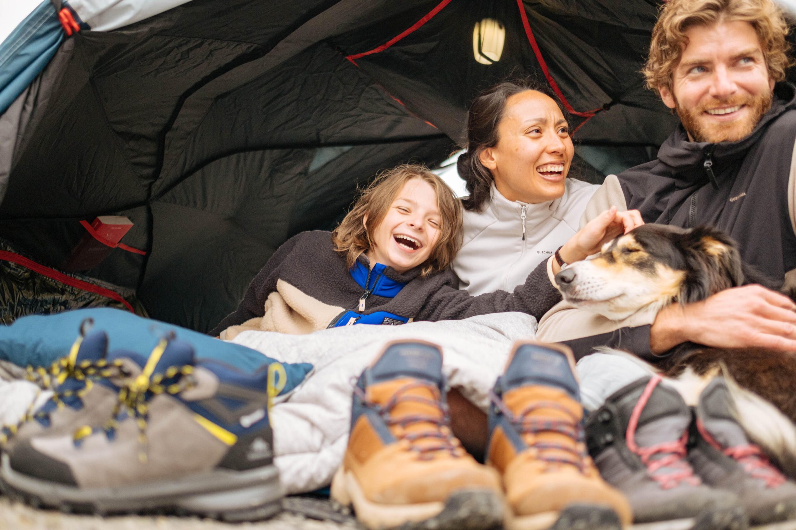 Quechua 2 Second Easy Fresh & Black Waterproof Pop Up Camping Tent 3 Person - Image 31