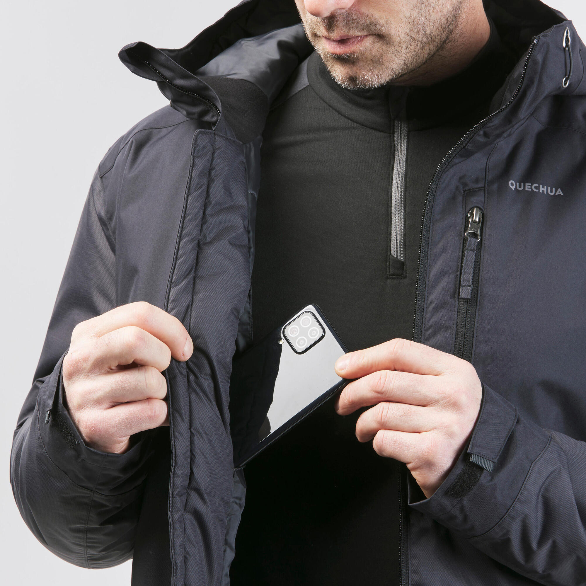 Quechua Men's hiking waterproof winter jacket - SH500 14°F - Image 5