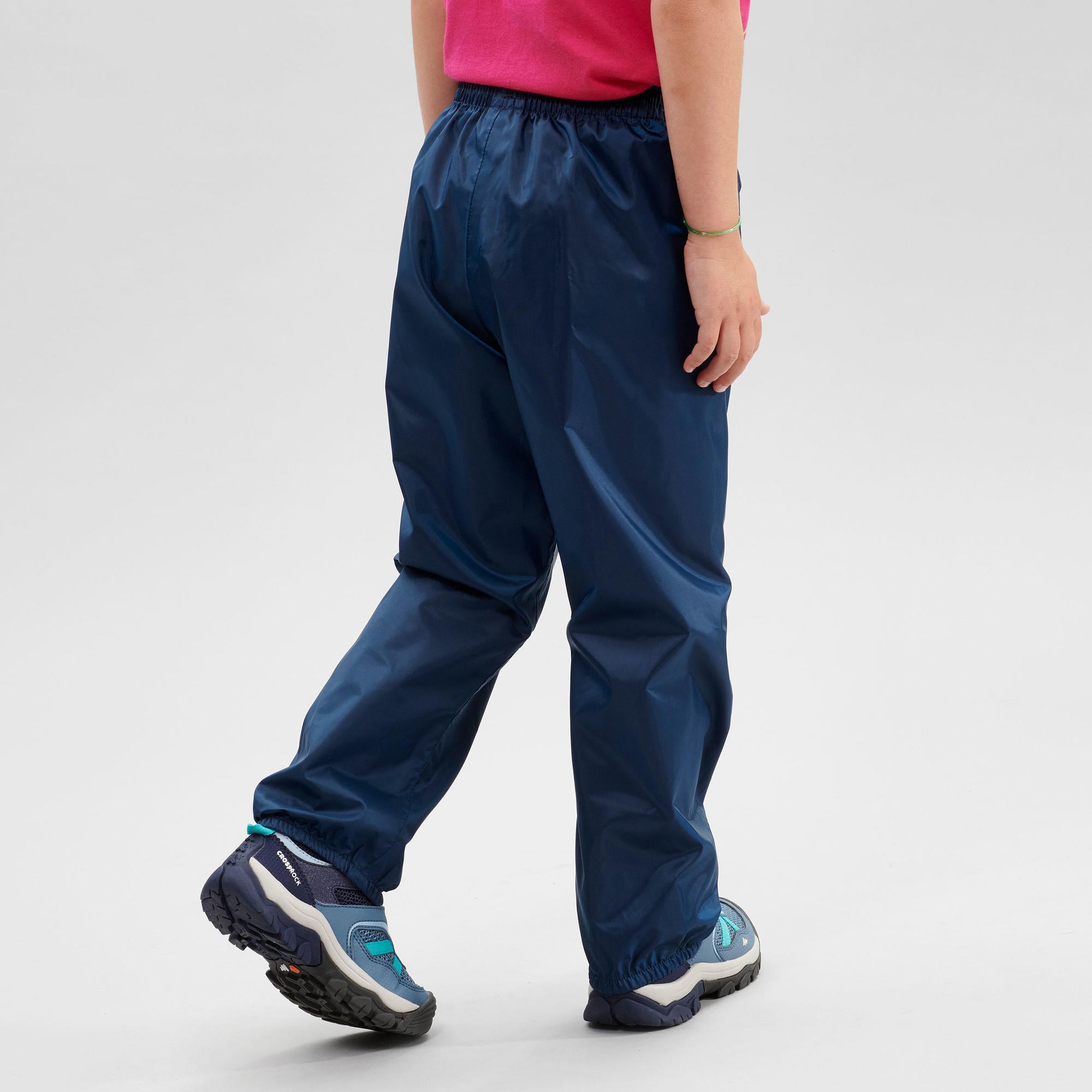 Quechua Kids' MH100 Waterproof Hiking Overpants ?C Ages 2?C6 - Image 2