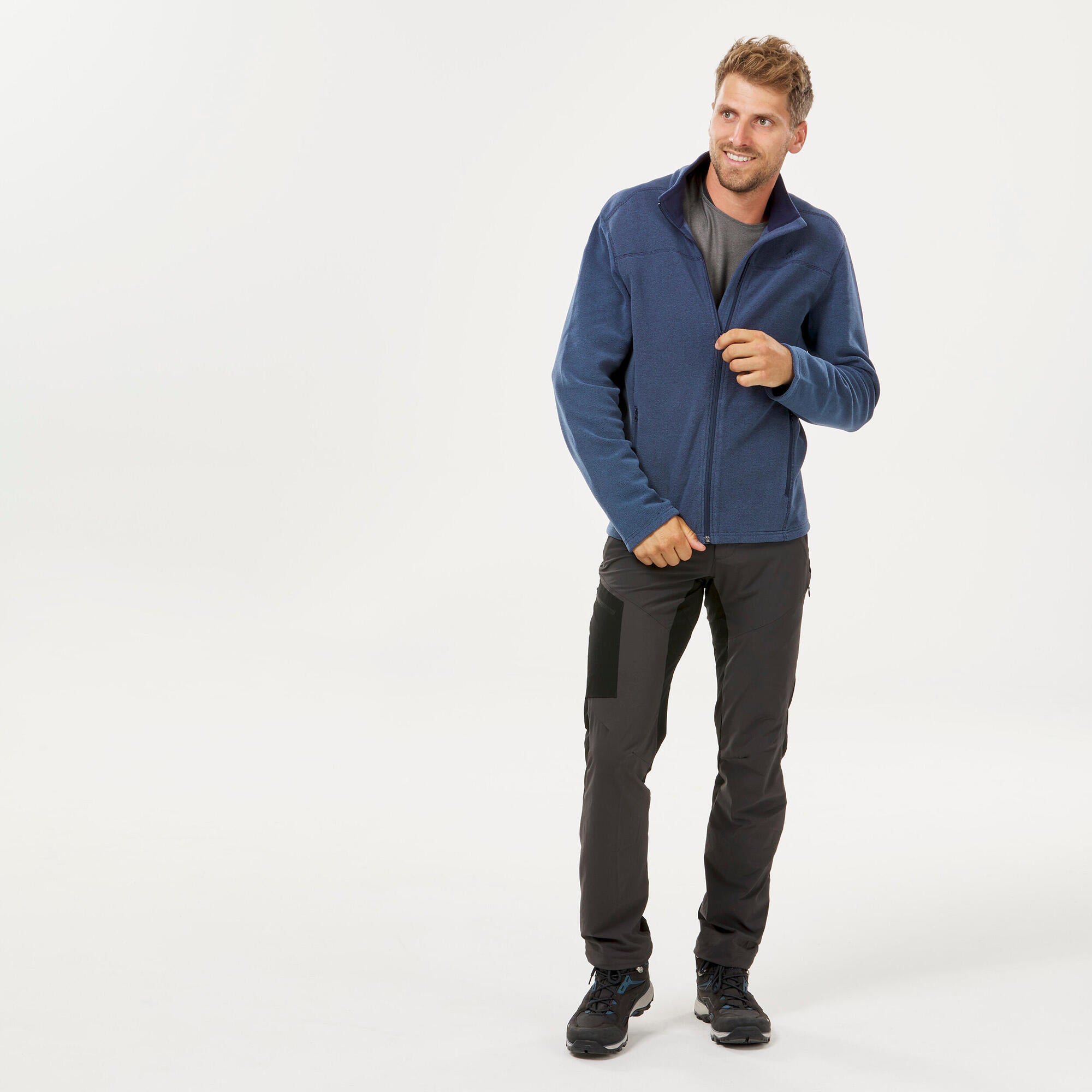 Quechua Men's MH120 Fleece Hiking Jacket - Image 9