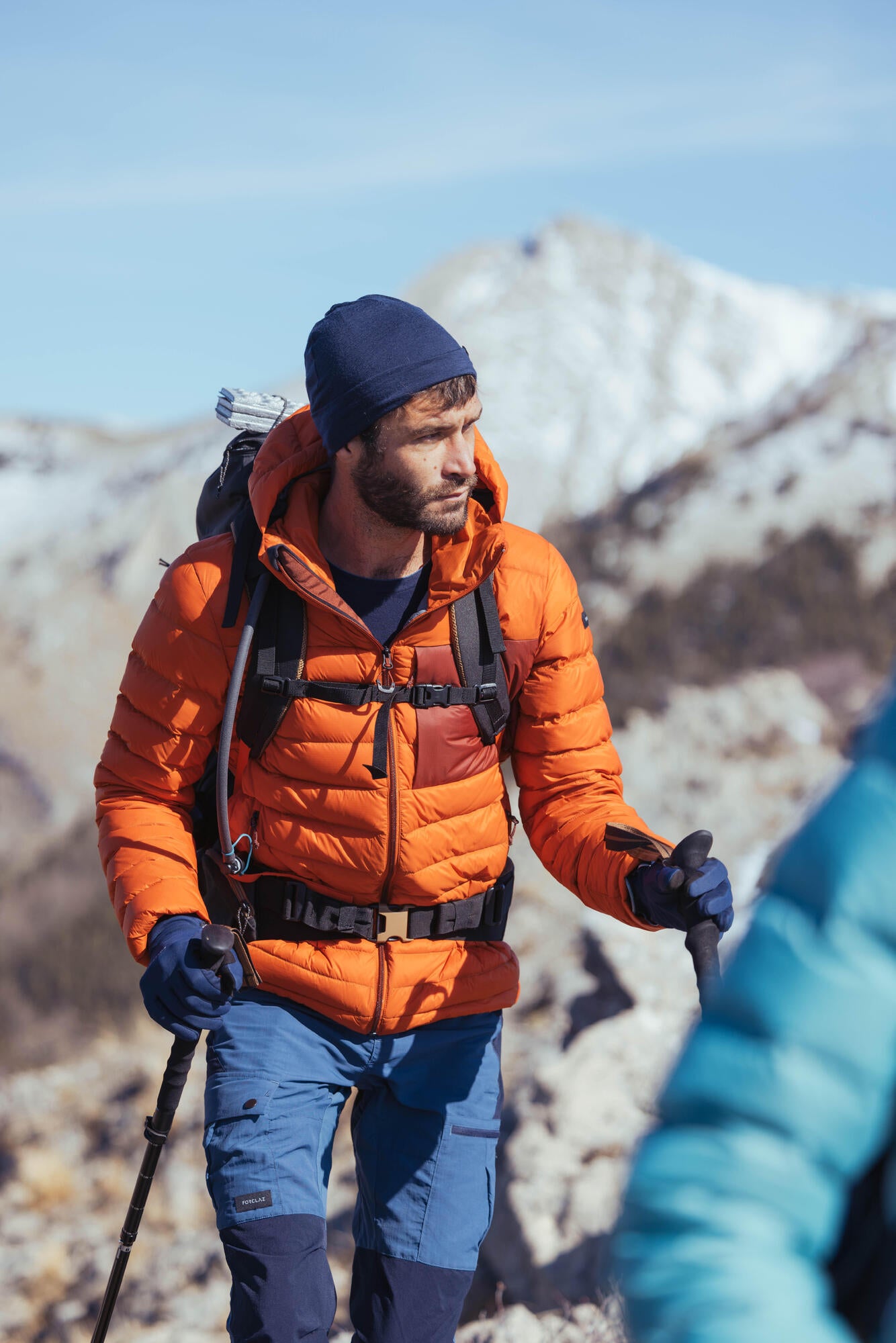 Forclaz Men's MT500 Hooded Down Puffer Jacket - Image 43