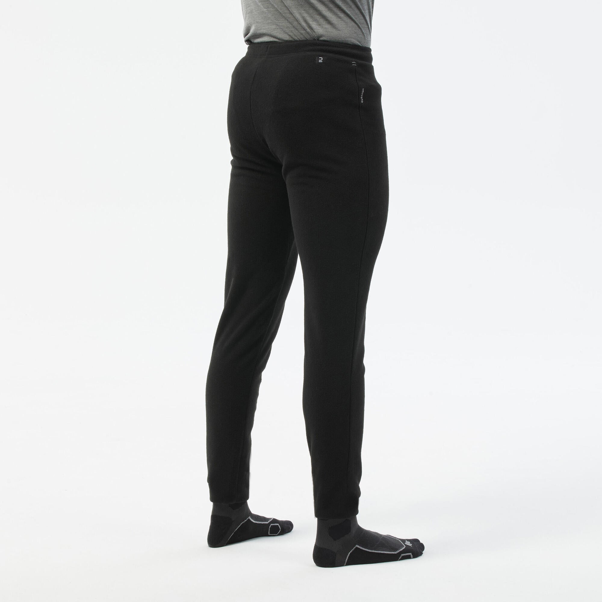 Quechua Men's MH100 Fleece Hiking Tights - Image 4