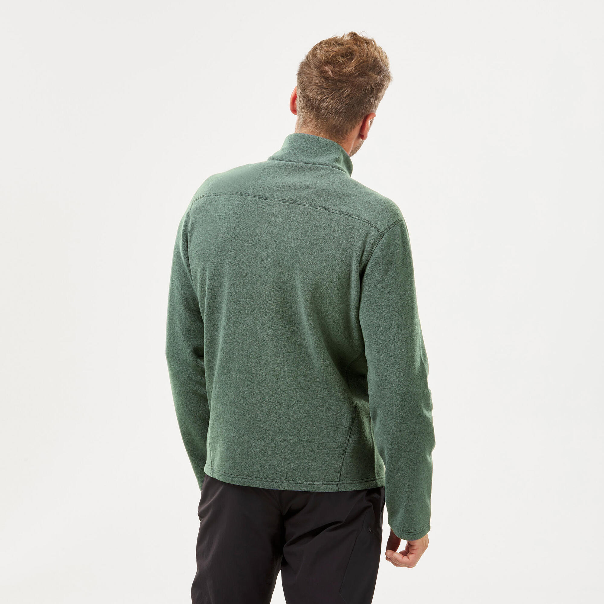 Quechua Men's MH120 Fleece Hiking Jacket - Image 2