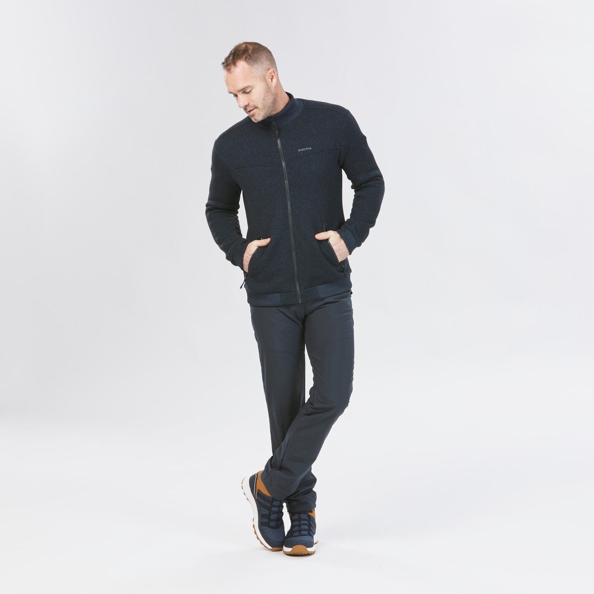 Quechua Men's SH100 Fleece Winter Jacket - Image 6