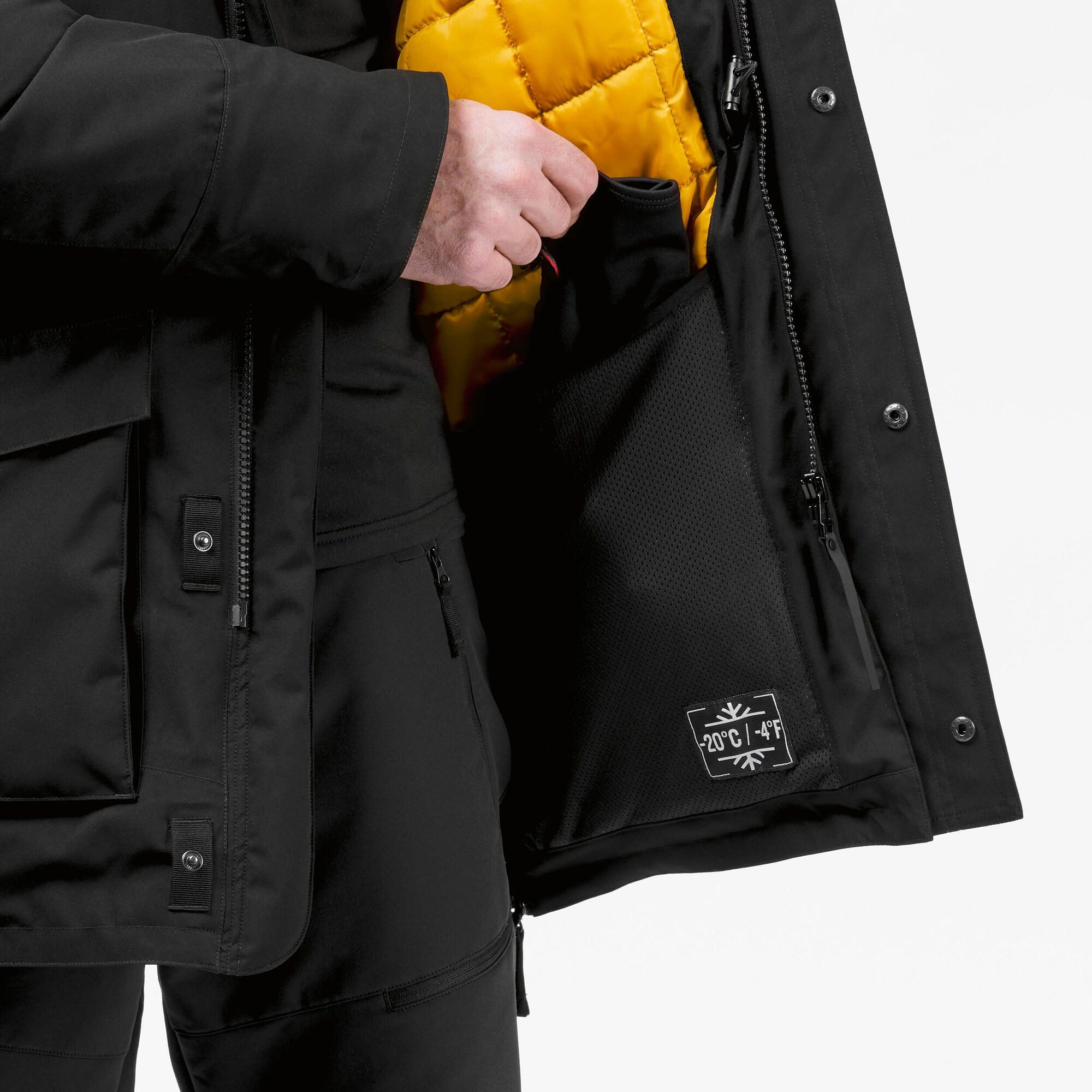 Quechua Men's Winter Waterproof Hiking Parka - SH900 -4°F - Image 7