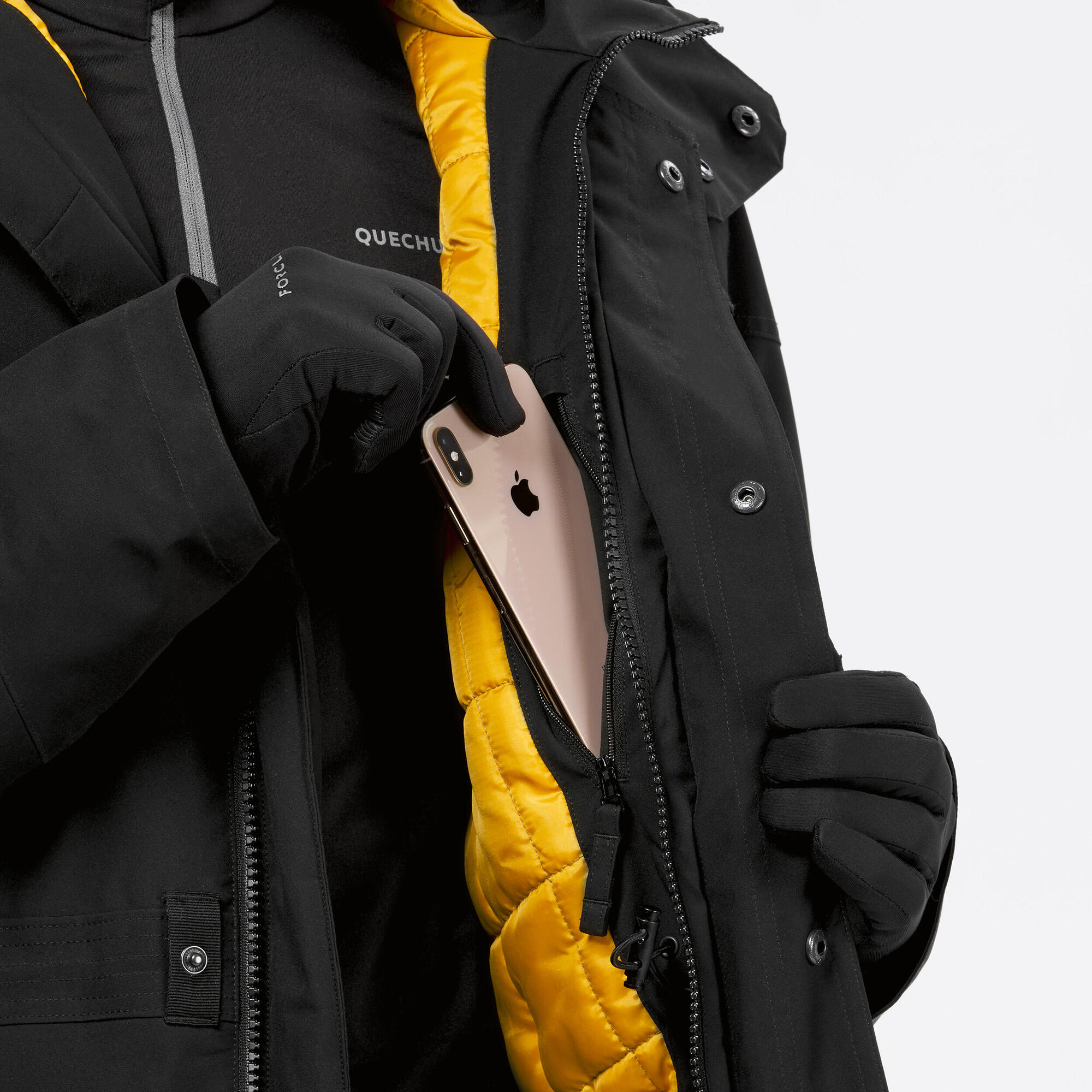 Quechua Men's Winter Waterproof Hiking Parka - SH900 -4°F - Image 8