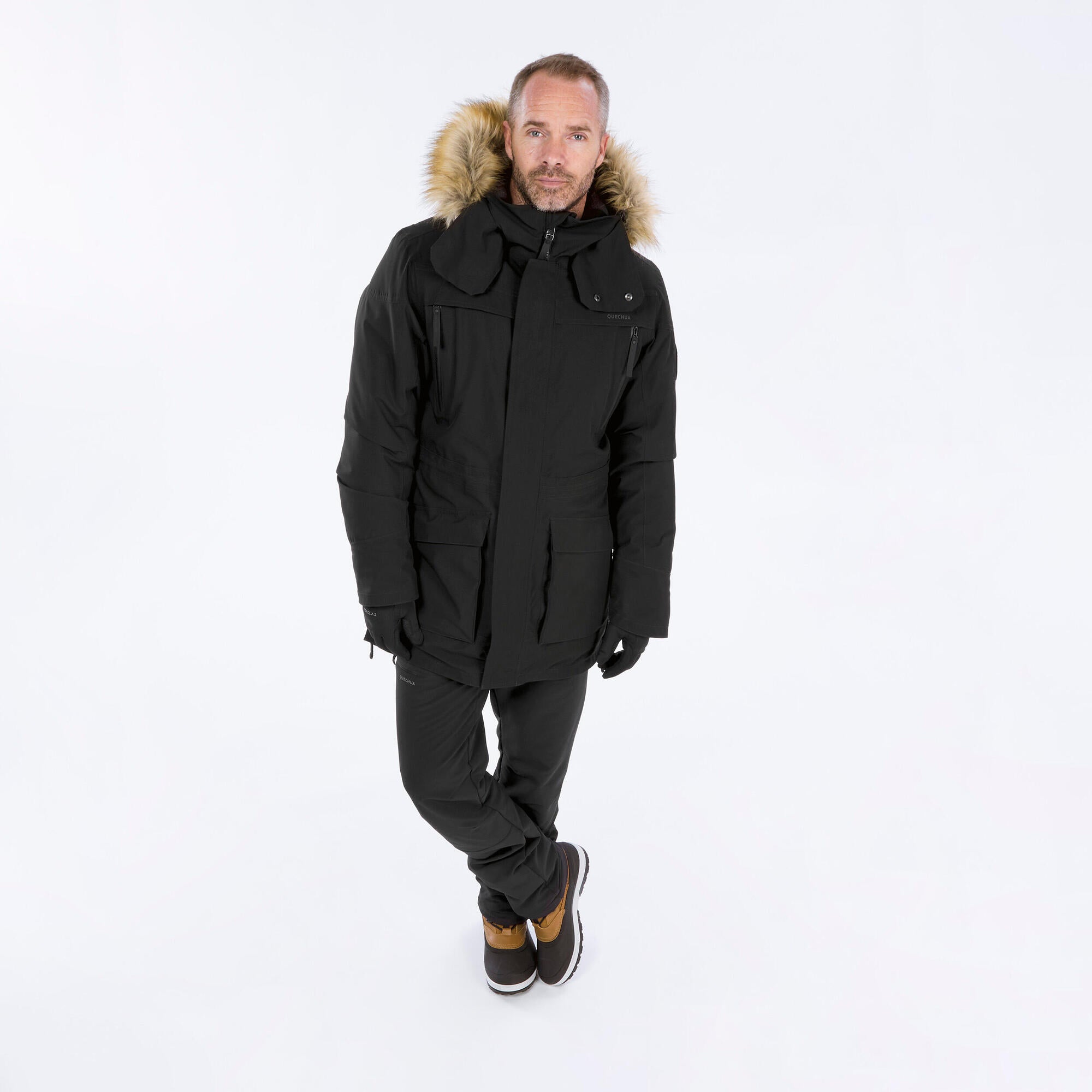 Quechua Men's Winter Waterproof Hiking Parka - SH900 -4°F - Image 2
