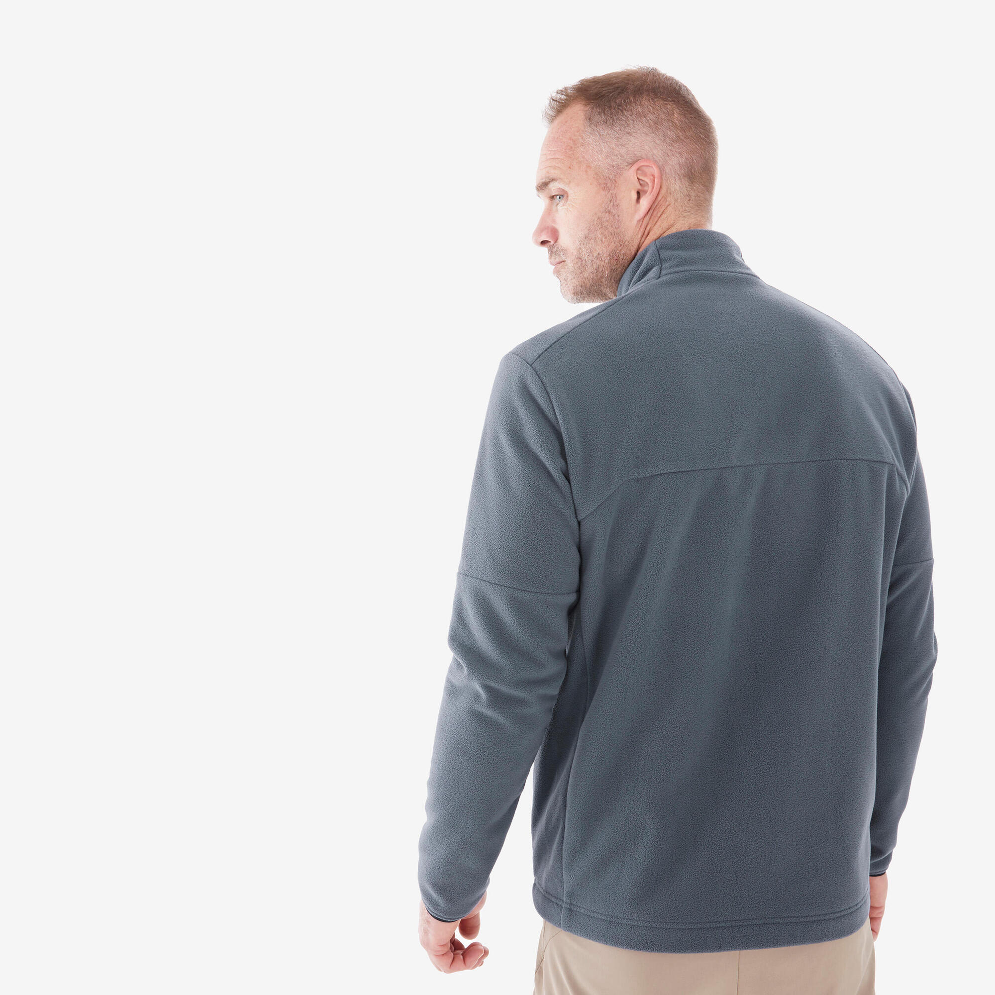 Quechua Men's MH500 Full Zip Fleece Hiking Jacket - Image 2