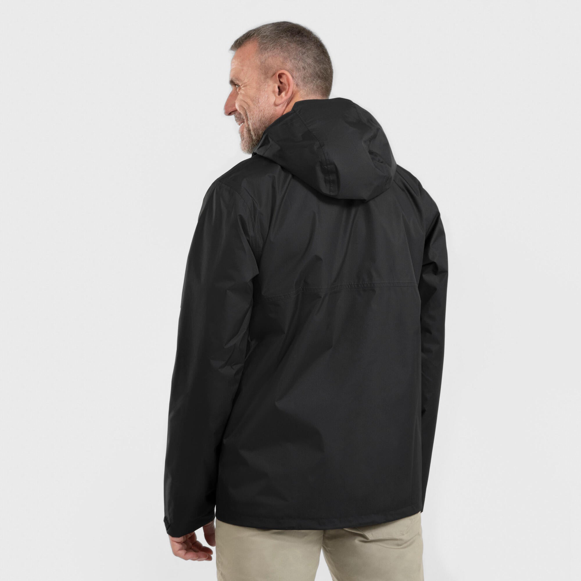 Quechua Men's NH500 Imper Waterproof Rain Jacket - Image 4