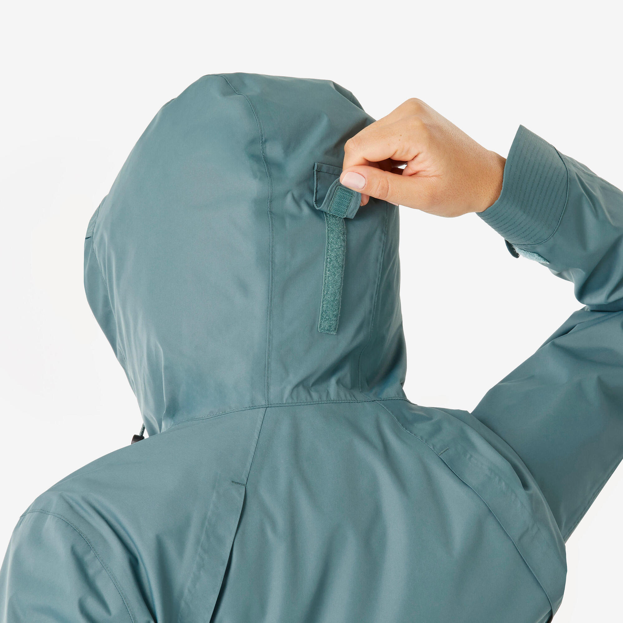 Quechua Women's NH500 Waterproof Hiking Rain Jacket - Image 22