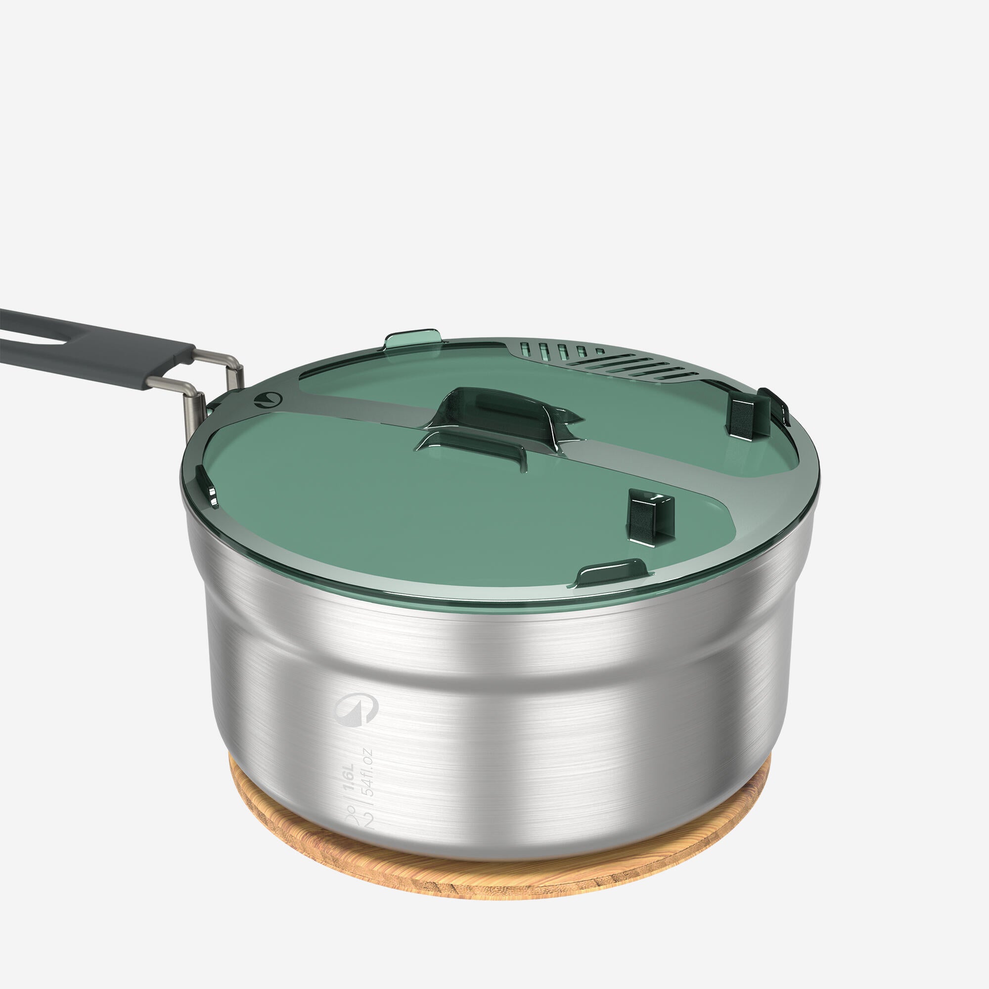 Quechua Stainless steel non-stick camping cookset 500 for 2 people - 15-piece - Image 7