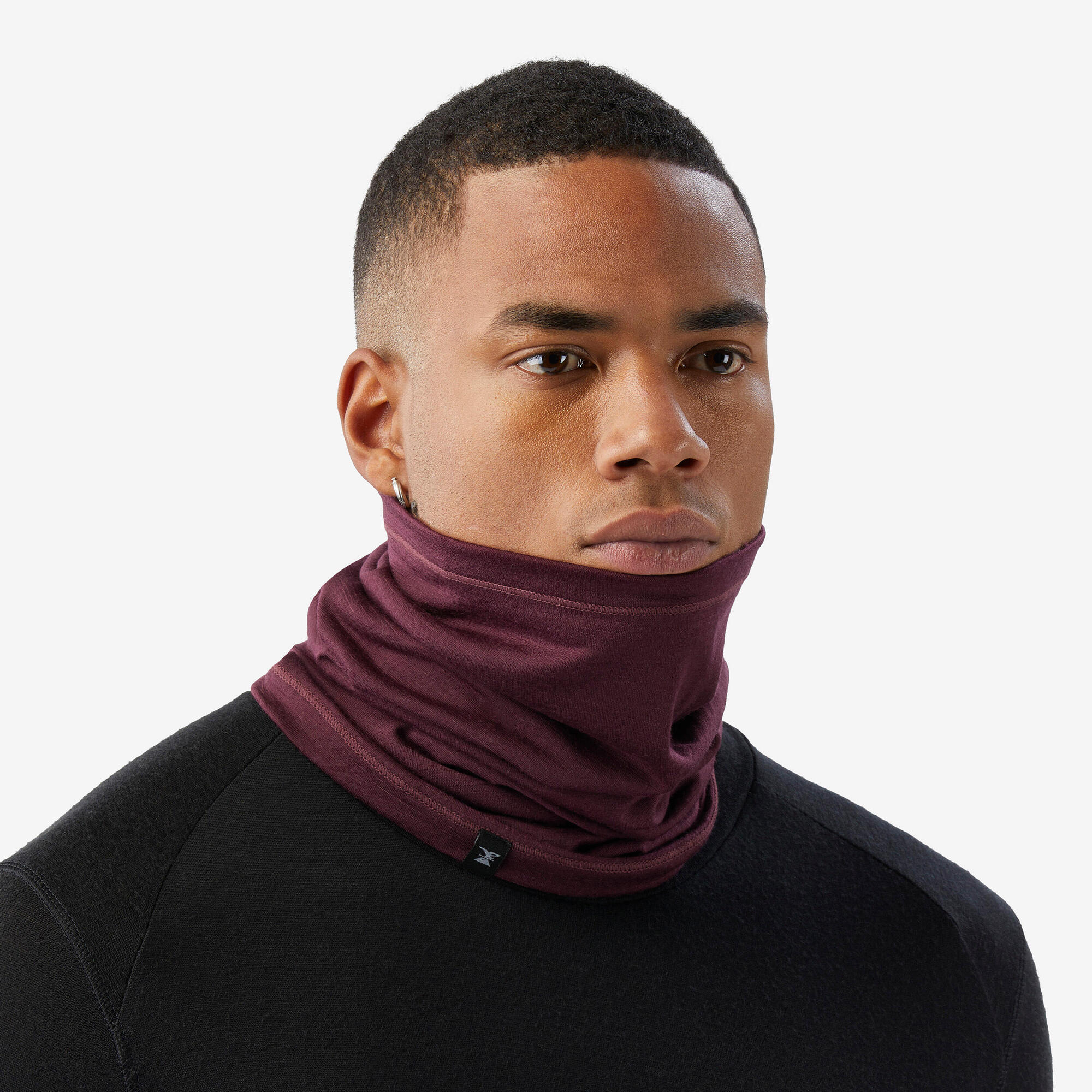 Simond Trek 500 Merino Wool Multi-Position Hiking Neck Gaiter - Image 3