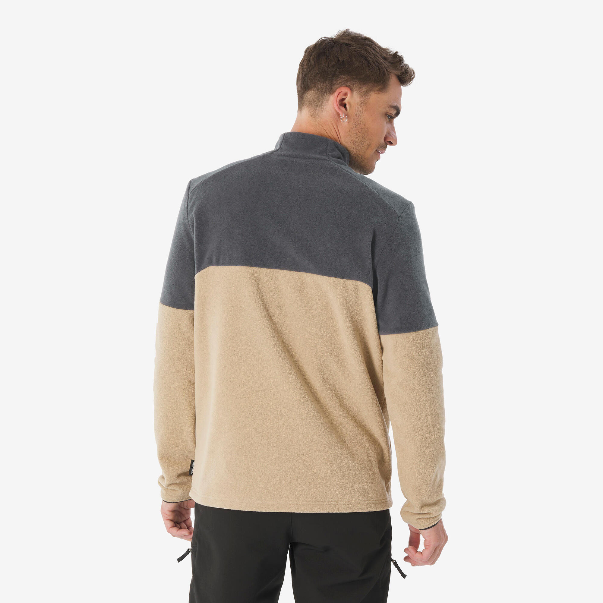 Quechua Men's MH500 Half-Zip Hiking Fleece - Image 3