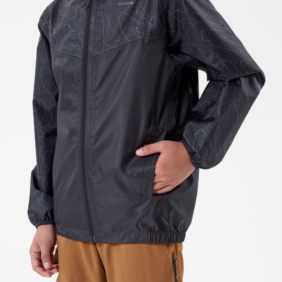 Quechua Kids' MH150 Waterproof Hiking Jacket ?C Ages 7?C15 - Image 3